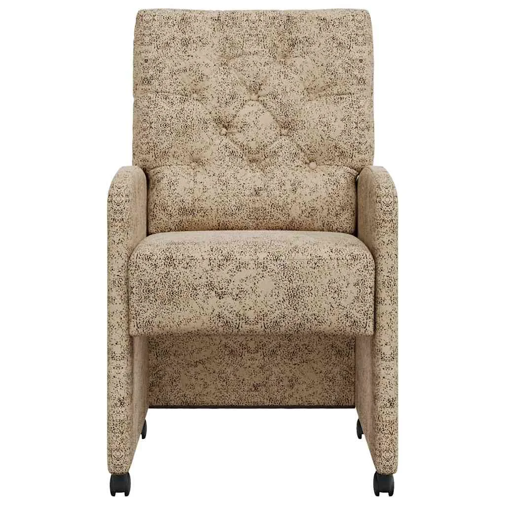 Jedálenské stoličky na kolieskach s kolesami 2 pcs Svetlosivá
