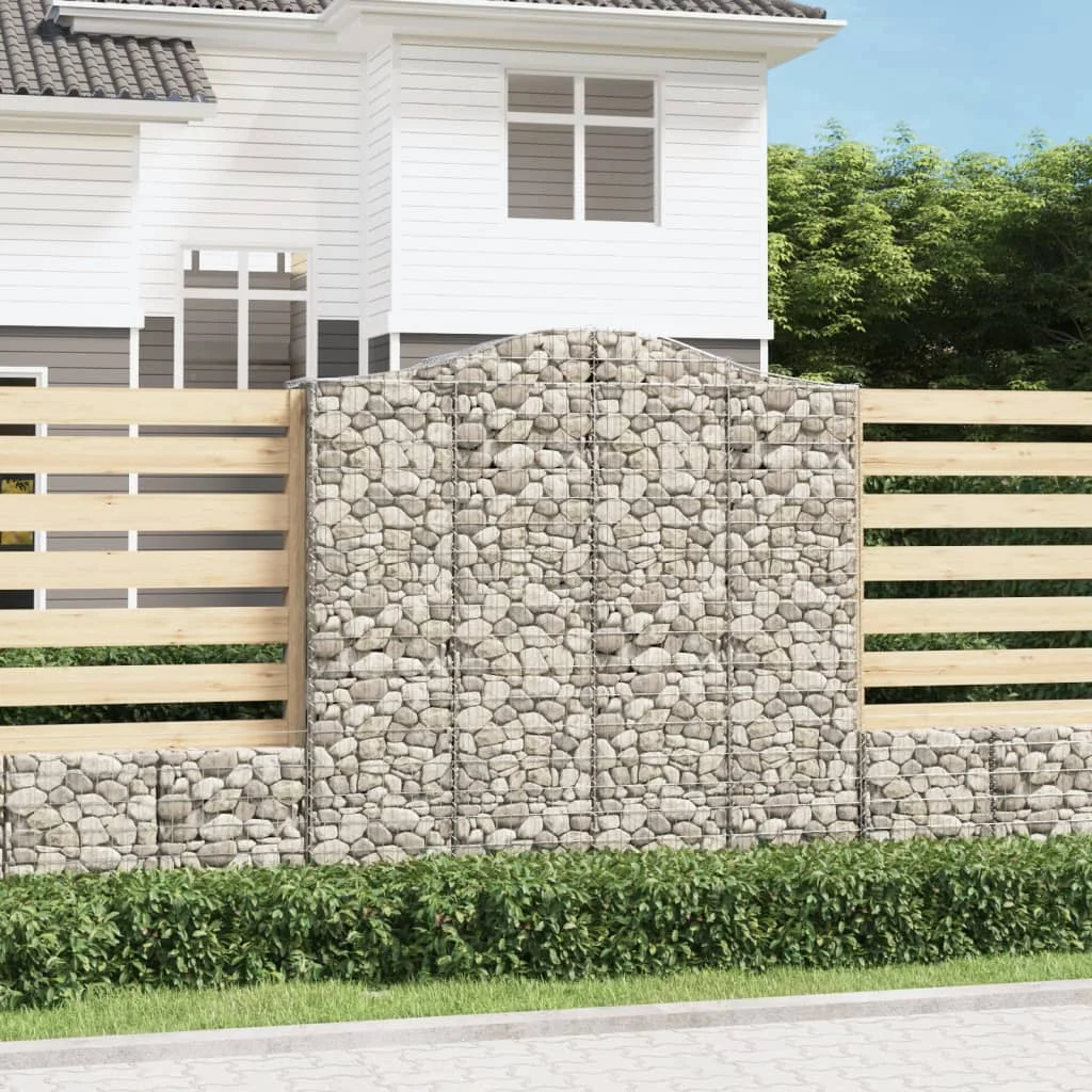 Oblúkový gabionový kôš 200x50x200/220 cm pozinkované železo