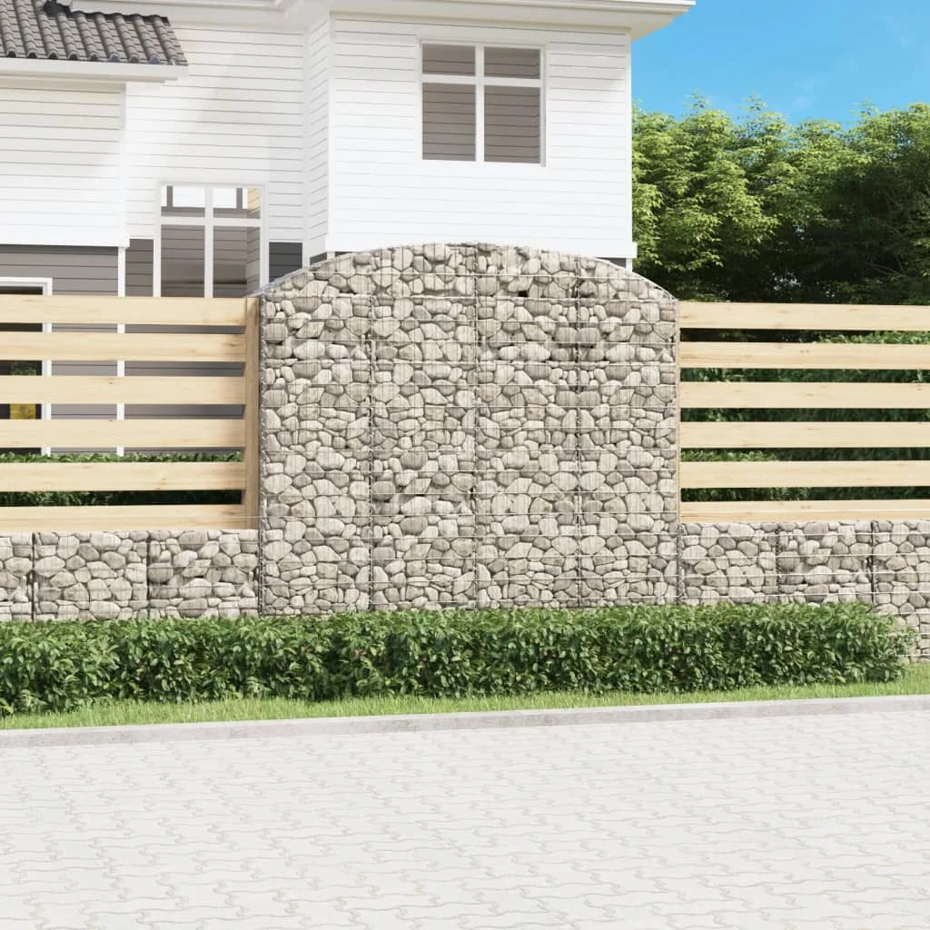 Oblúkový gabionový kôš 200x50x180/200 cm pozinkované železo