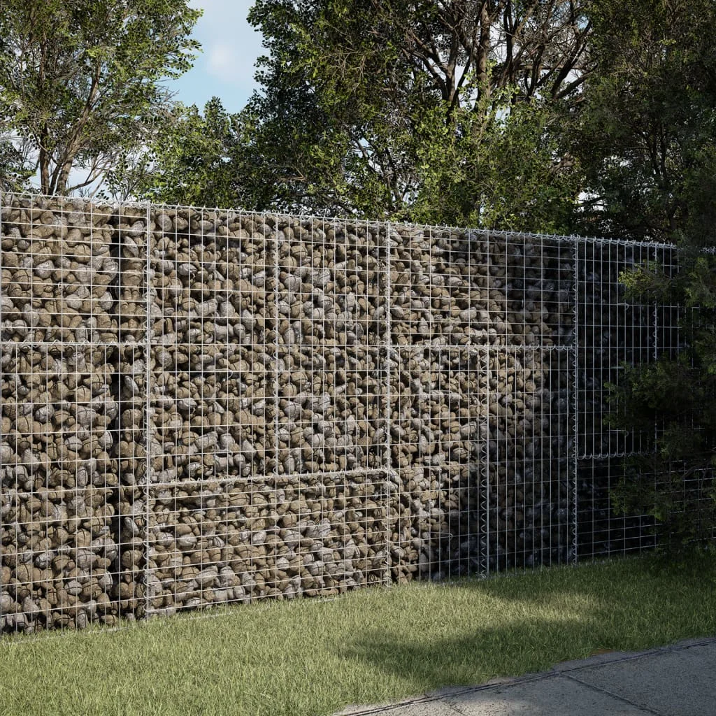 Gabiónový kôš s krytom 200x50x150 cm pozinkované železo