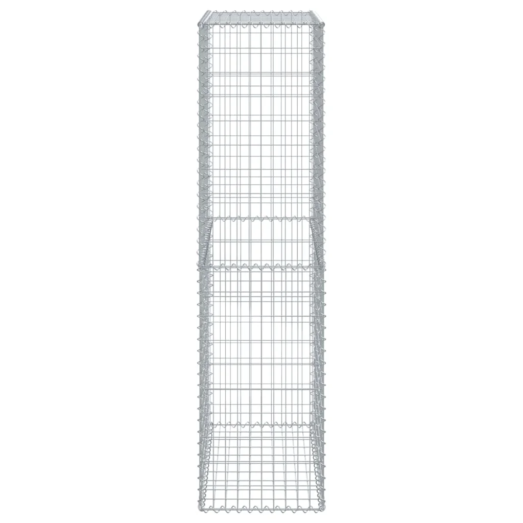 Gabiónový kôš s krytom 100x50x200 cm pozinkované železo