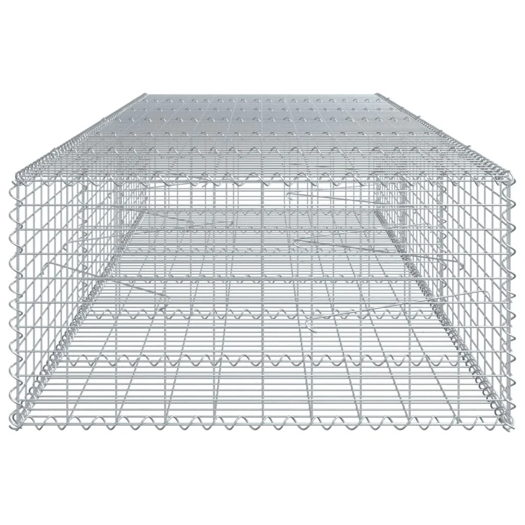Gabiónový kôš s krytom 300x100x50 cm pozinkované železo