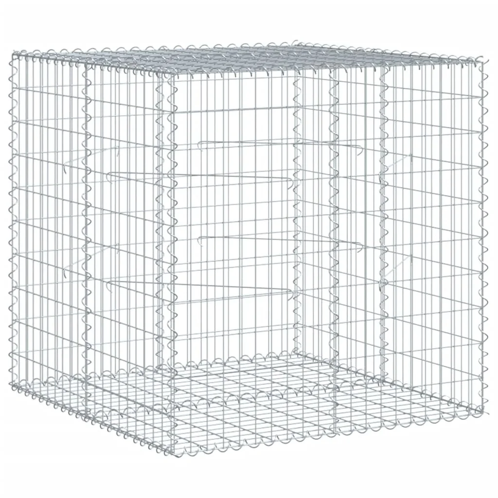 Gabiónový kôš s krytom 100x100x100 cm pozinkované železo