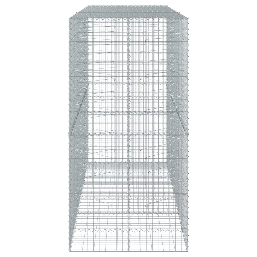 Gabiónový kôš s krytom 300x100x200 cm pozinkované železo