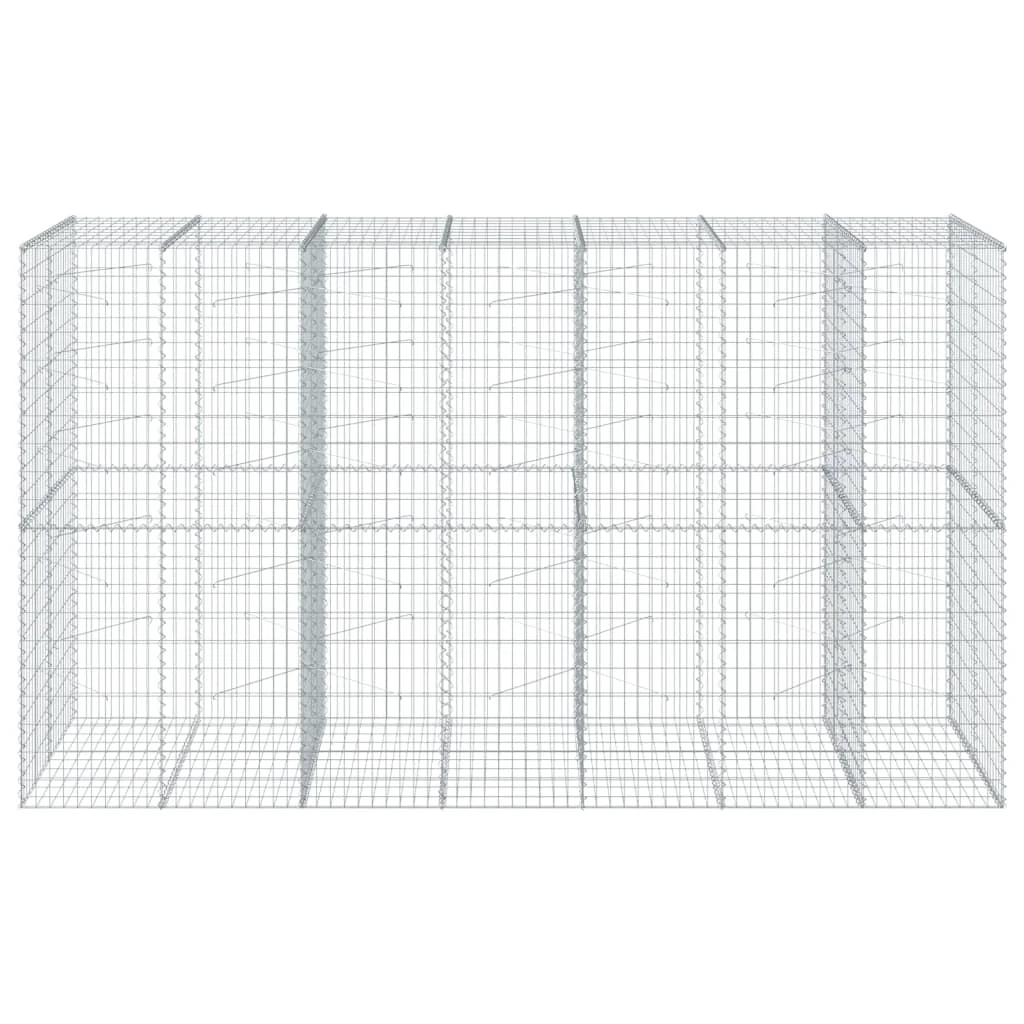 Gabiónový kôš s krytom 350x100x200 cm pozinkované železo