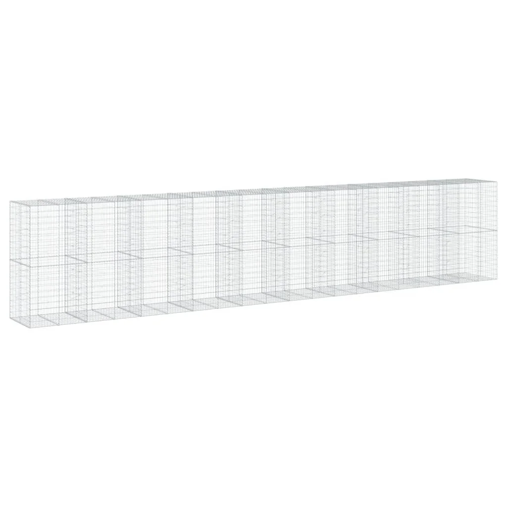 Gabiónový kôš s krytom 1000x100x200 cm pozinkované železo