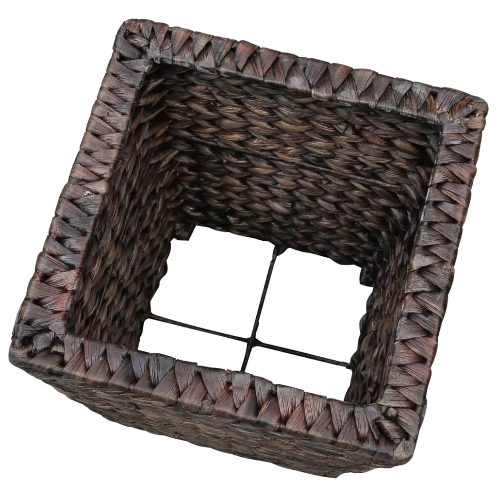 Vyvýšené záhony 3 ks, vodný hyacint, hnedé