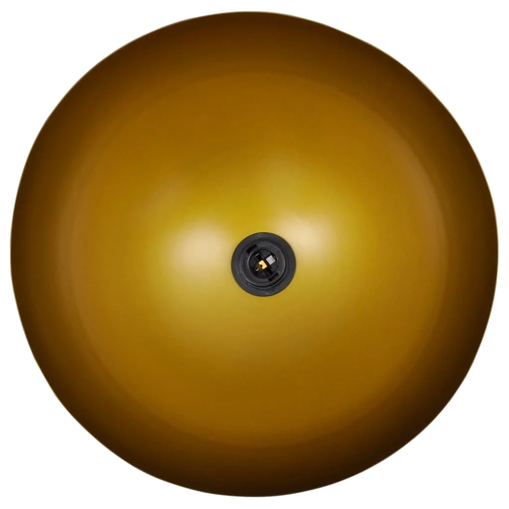 Stropná lampa 2 ks, nastaviteľná výška, pologuľa, čierna