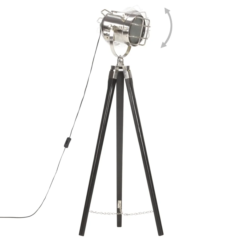 Lampa na statíve čierna 97 cm mangovníkový masív       