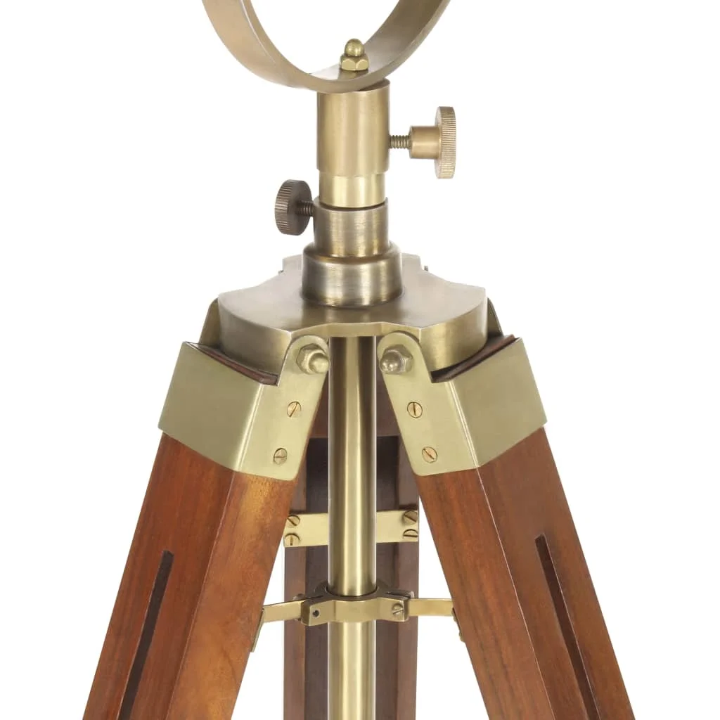 Lampa na statíve, mangový masív 165 cm       