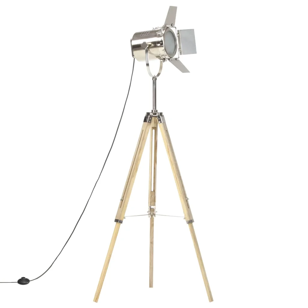 Lampa na statíve, mangový masív 140 cm        