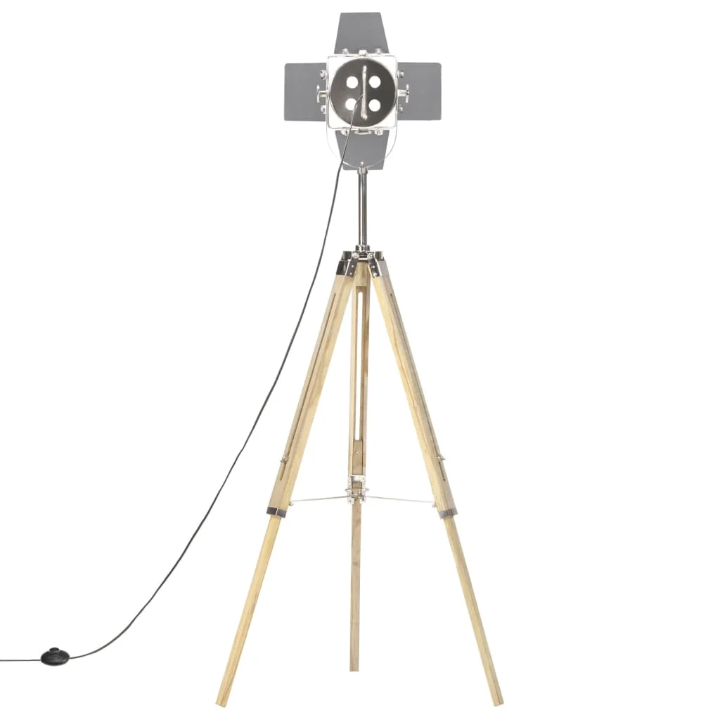 Lampa na statíve, mangový masív 140 cm        