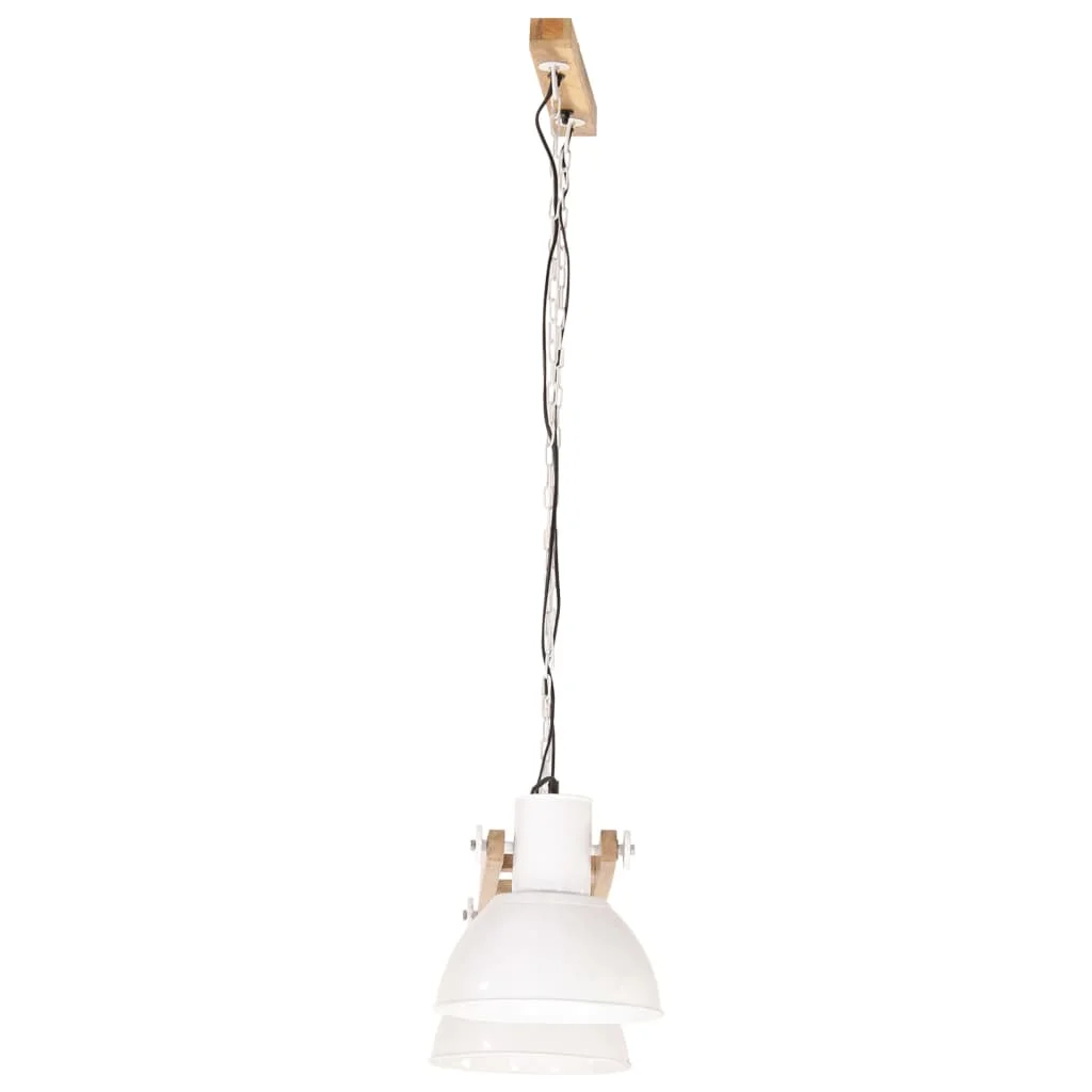 Industriálna závesná lampa 25 W biela 109 cm E27