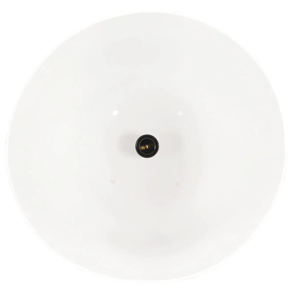 Industriálna závesná lampa 25 W biela 42 cm okrúhla E27