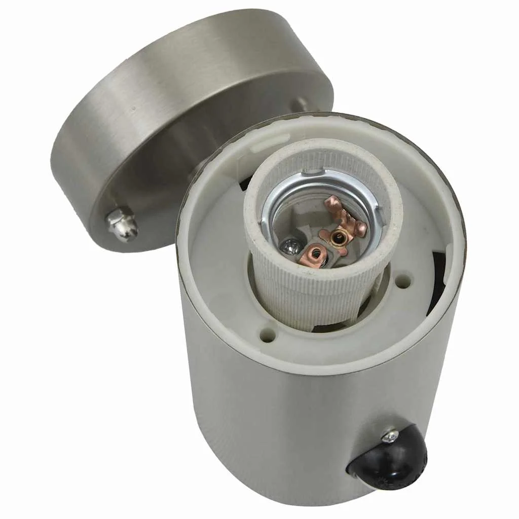 Vonkajšie nástenné svetlá 2 pcs Strieborná 12 x 7.5 x 29 cm