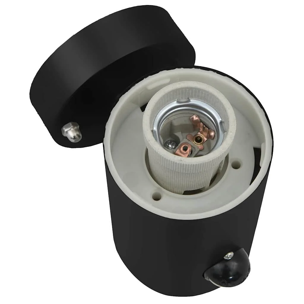 Exteriérové nástenné svietidlo 2 pcs Čierna 12 x 8,5 x 29 cm