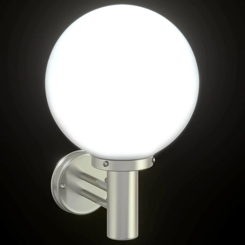 Exteriérové nástenné svietidlo Strieborná 28 x 25 x 38 cm