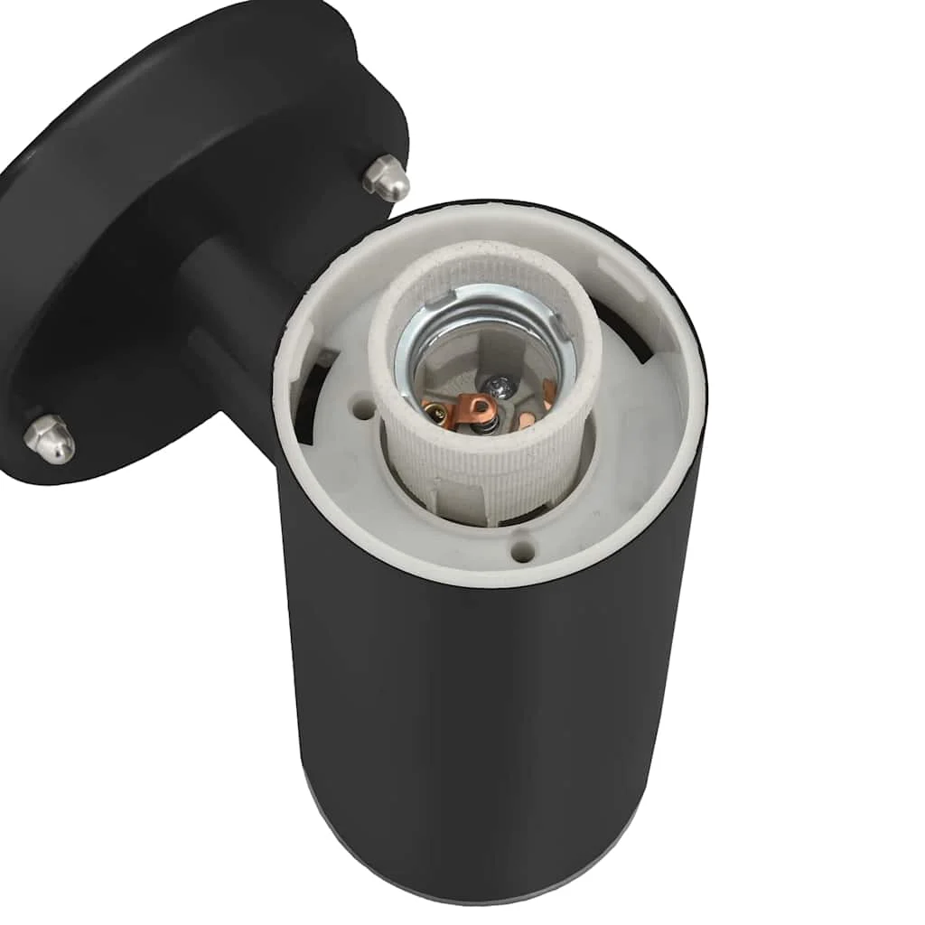 Exteriérové nástenné svietidlo Čierna 15 x 7,5 x 33 cm