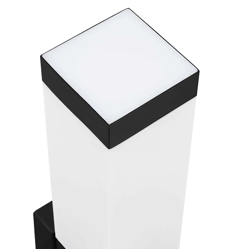 Exteriérové nástenné svietidlo 2 pcs Čierna 10,5 x 6 x 33 cm