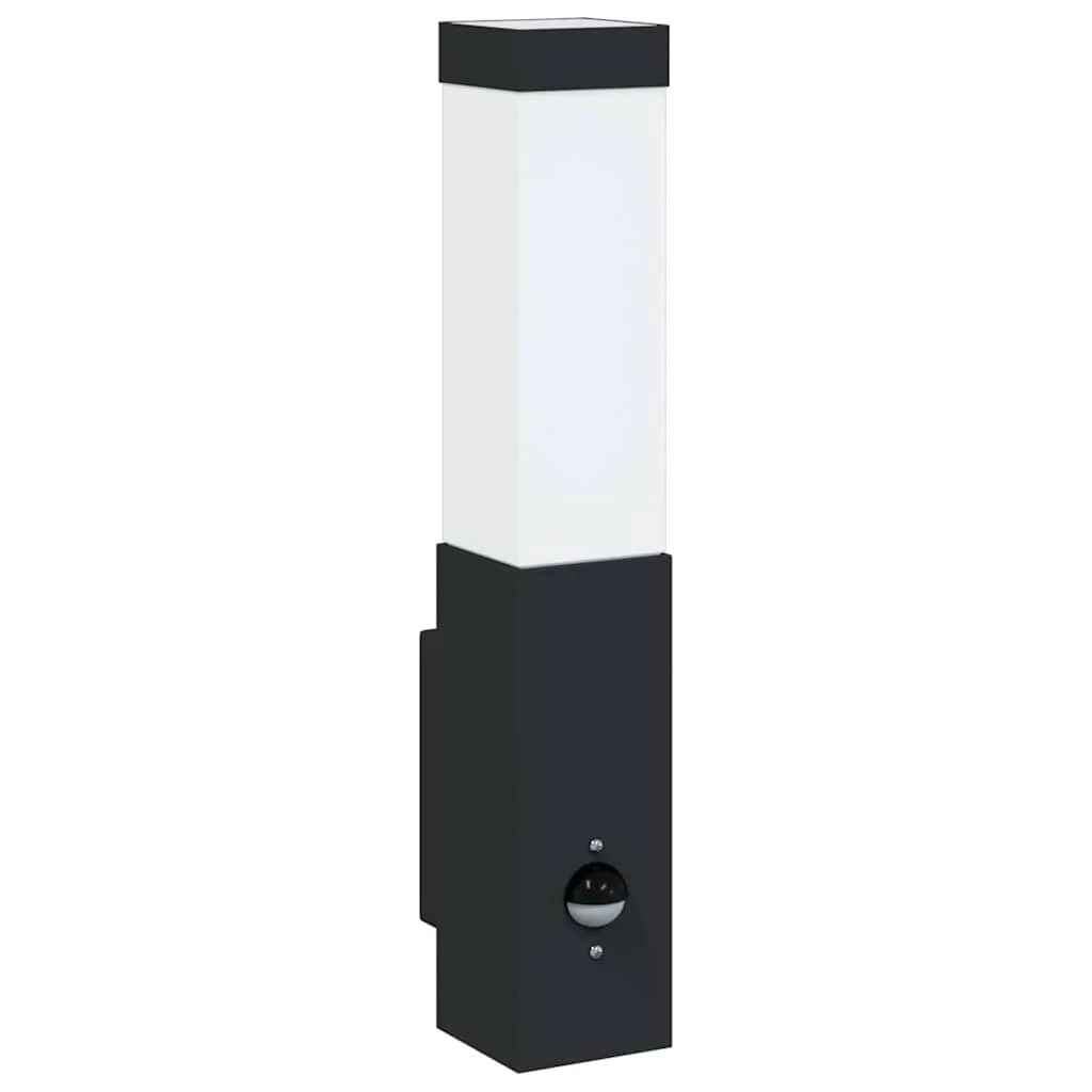 Exteriérové nástenné svietidlo Čierna 10,5 x 6 x 33 cm