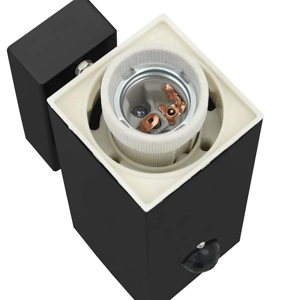 Exteriérové nástenné svietidlo Čierna 10,5 x 6 x 33 cm