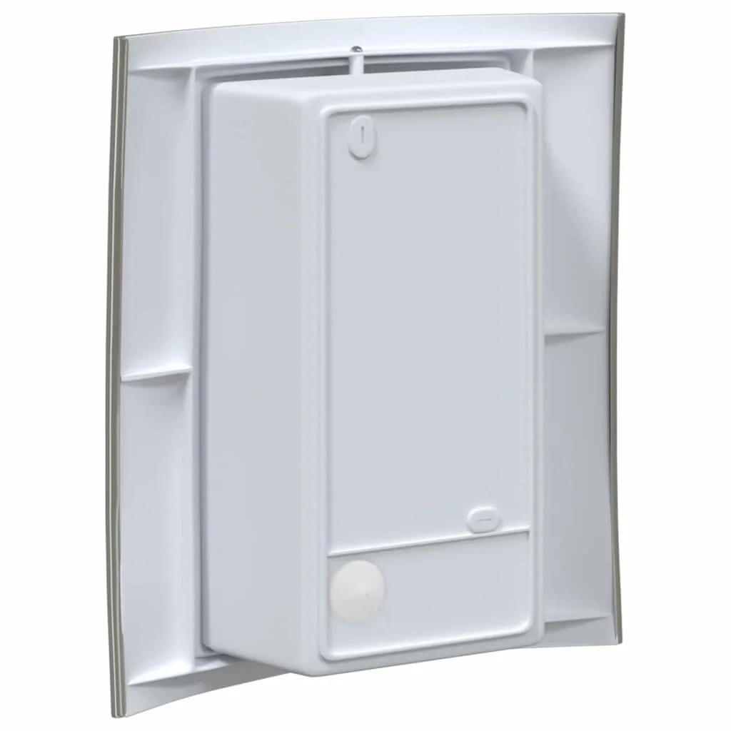 Exteriérové nástenné svietidlo 2 pcs Strieborná