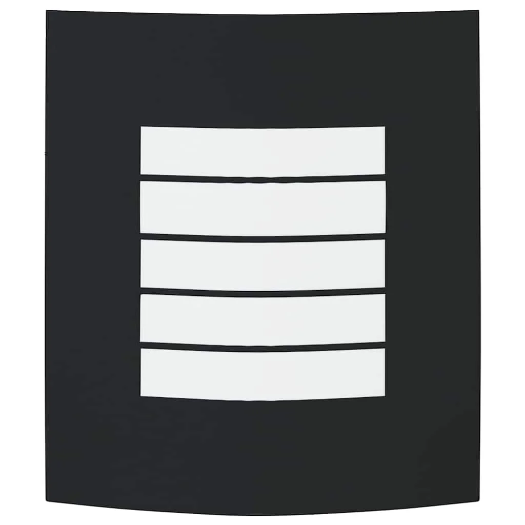 Exteriérové nástenné svietidlo 2 pcs Čierna 23.5 x 9 x 26 cm