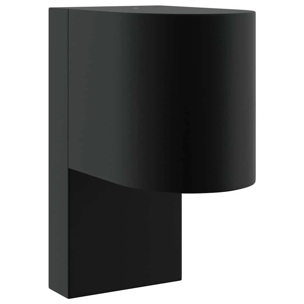 Exteriérové nástenné svietidlo 2 pcs Čierna 12 x 7 x 15 cm