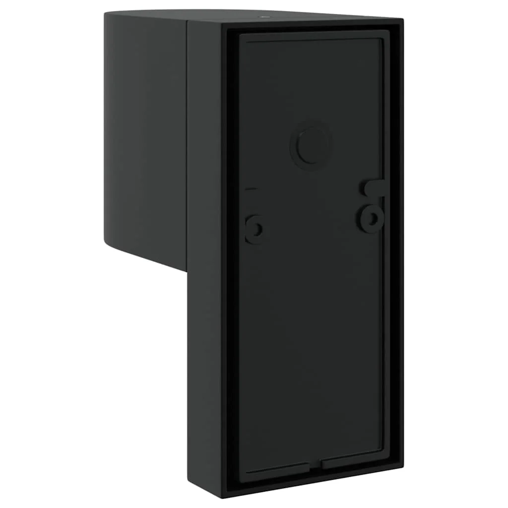 Exteriérové nástenné svietidlo 2 pcs Čierna 12 x 7 x 15 cm