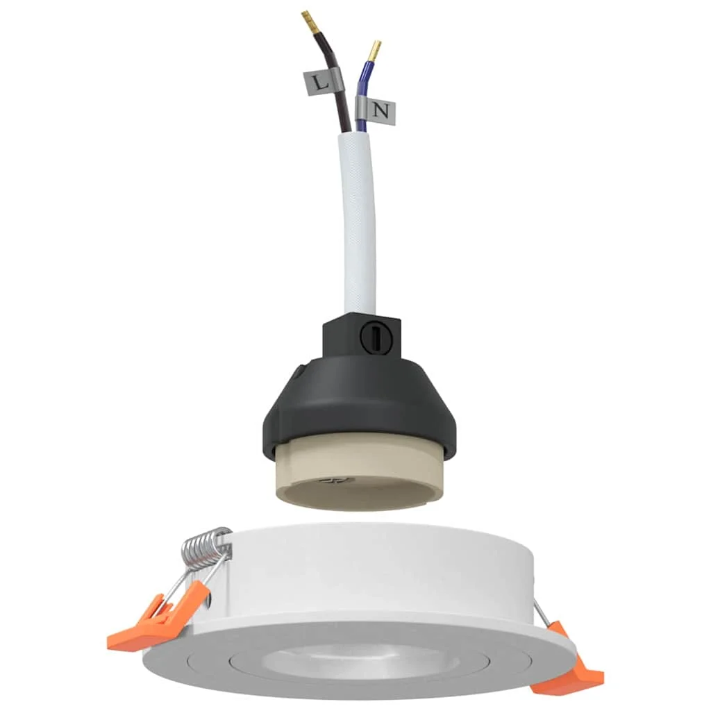 Bodové svetlo 6 pcs Biela 9 x 9 x 2 cm Hliník