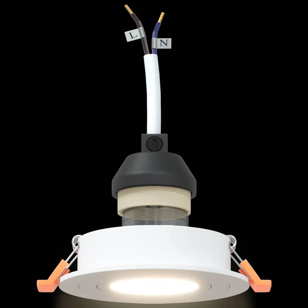 Bodové svetlo 6 pcs Biela 9 x 9 x 2 cm Hliník