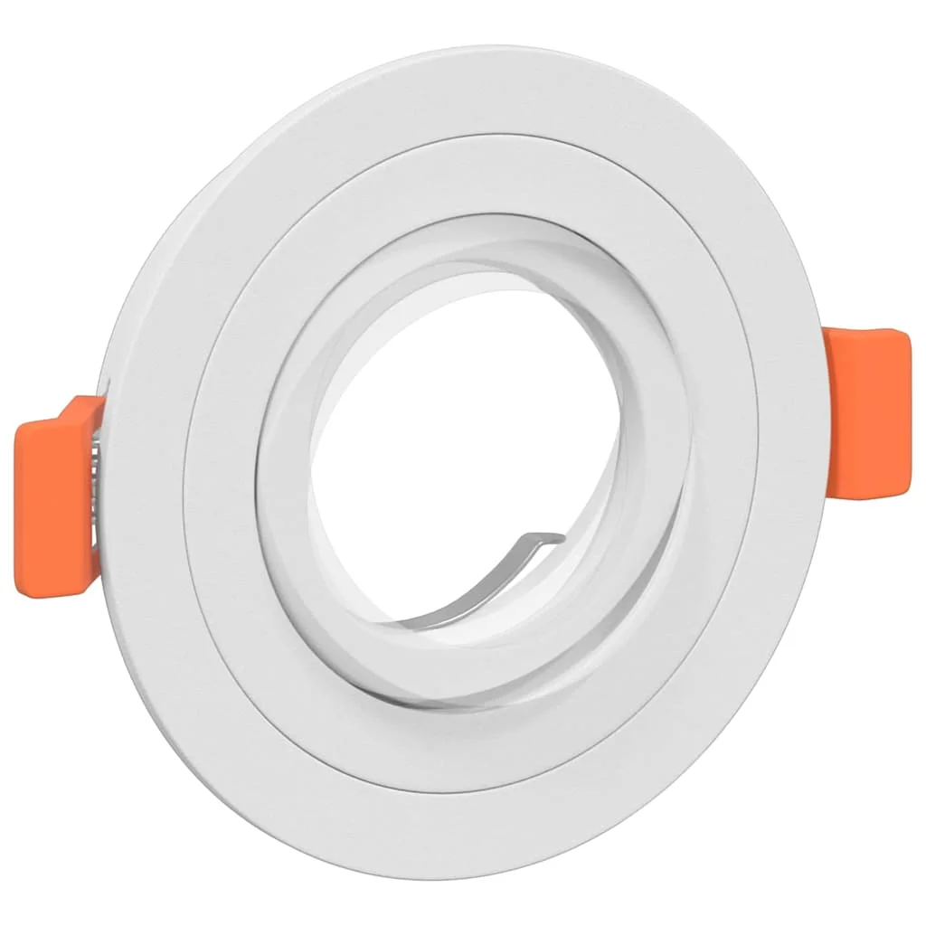 Bodové svetlo 6 pcs Biela 9 x 9 x 2 cm Hliník