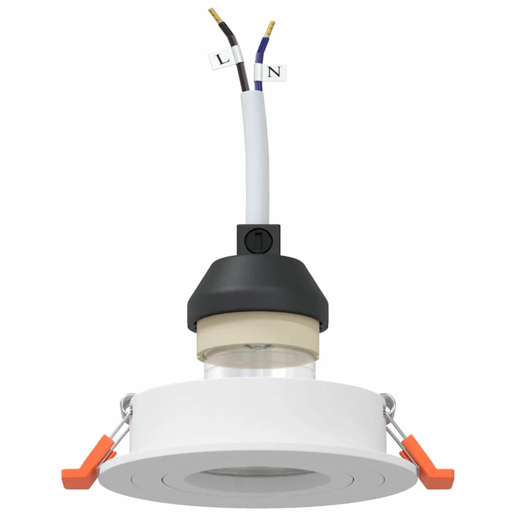 Bodové svetlo 12 pcs Biela 9 x 9 x 2 cm Hliník