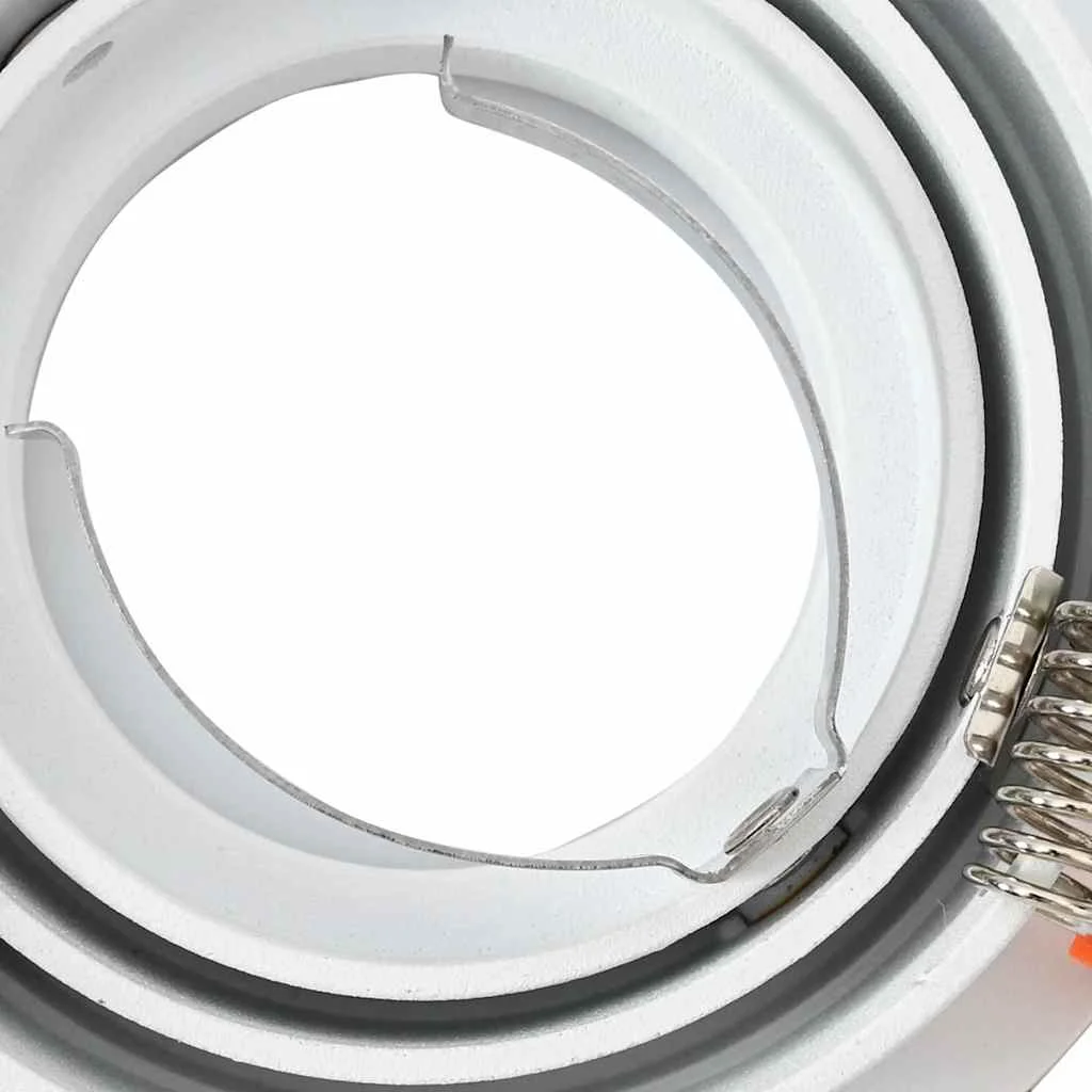 Bodové svetlo 24 pcs Biela 9 x 9 x 2 cm Hliník