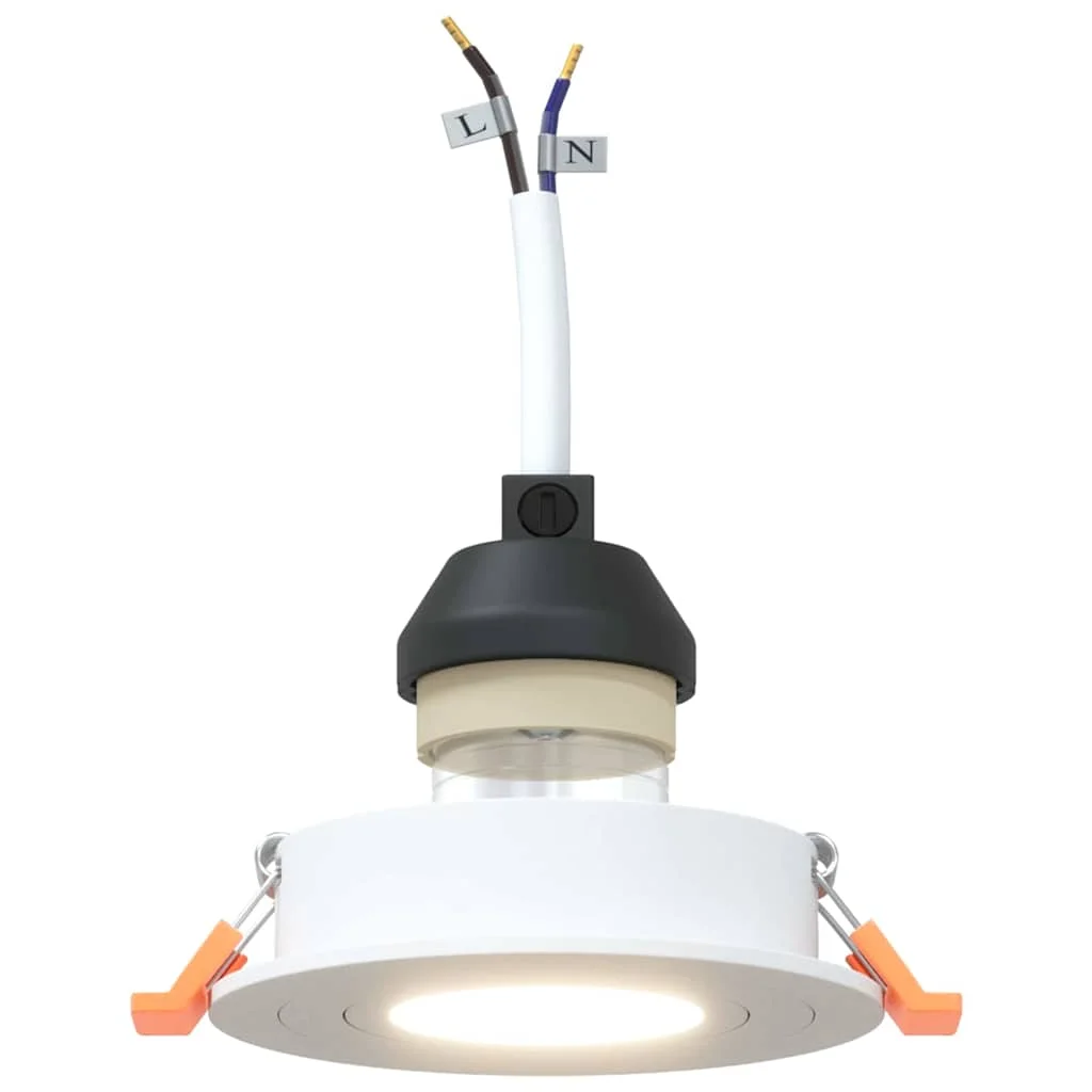 Bodové svetlo 24 pcs Biela 9 x 9 x 2 cm Hliník