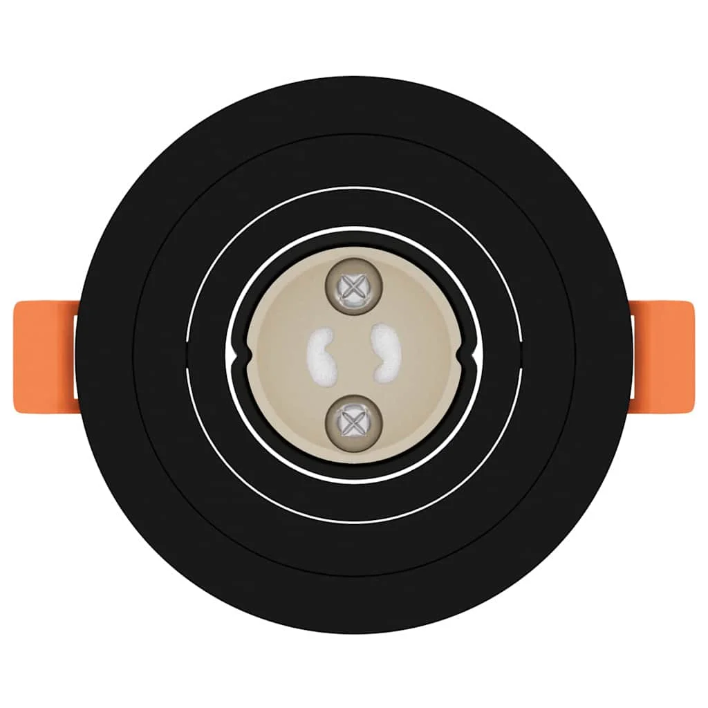 Bodové svetlo 24 pcs Čierna 9 x 9 x 2 cm Hliník