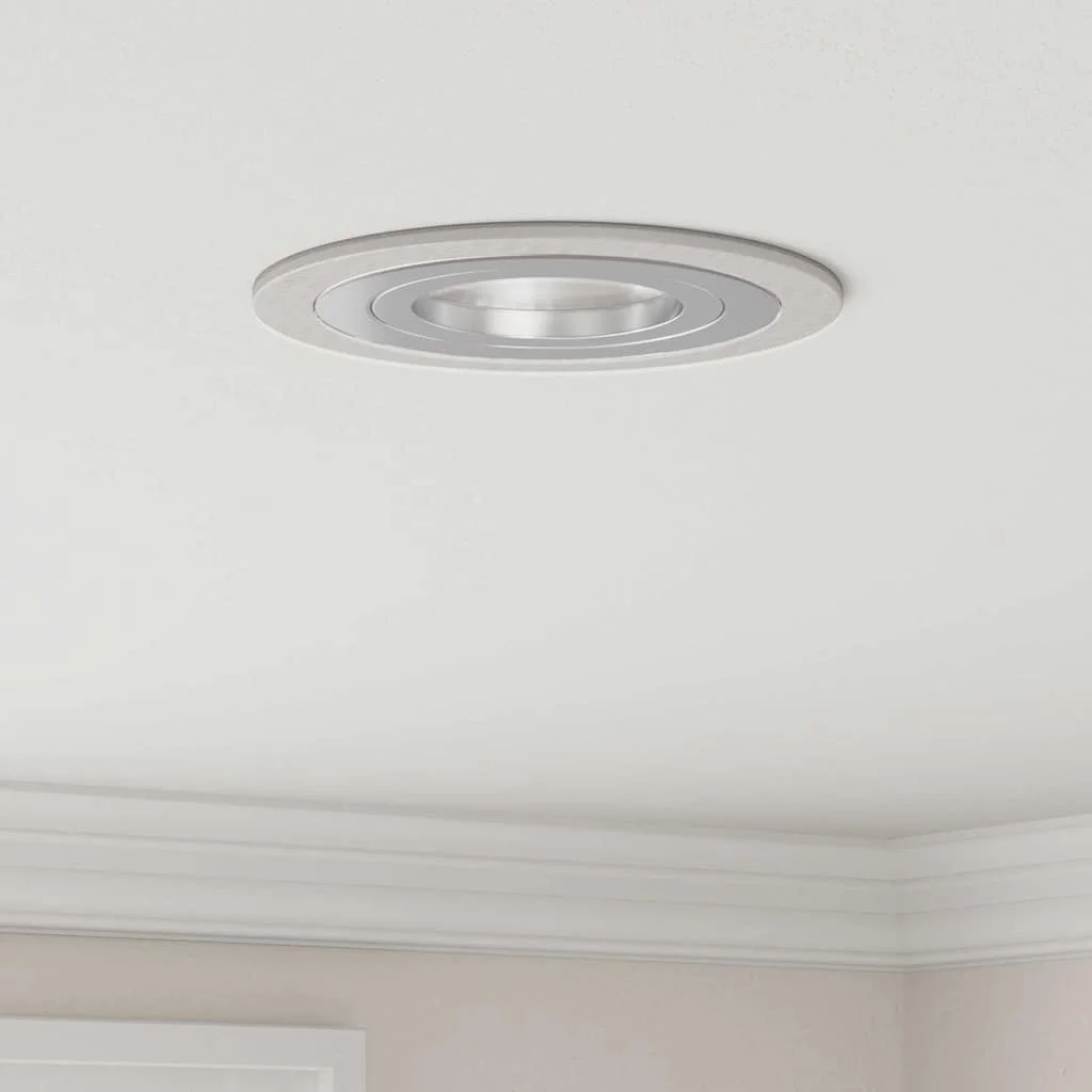 Bodové svetlo Strieborná 9 x 9 x 2 cm Hliník