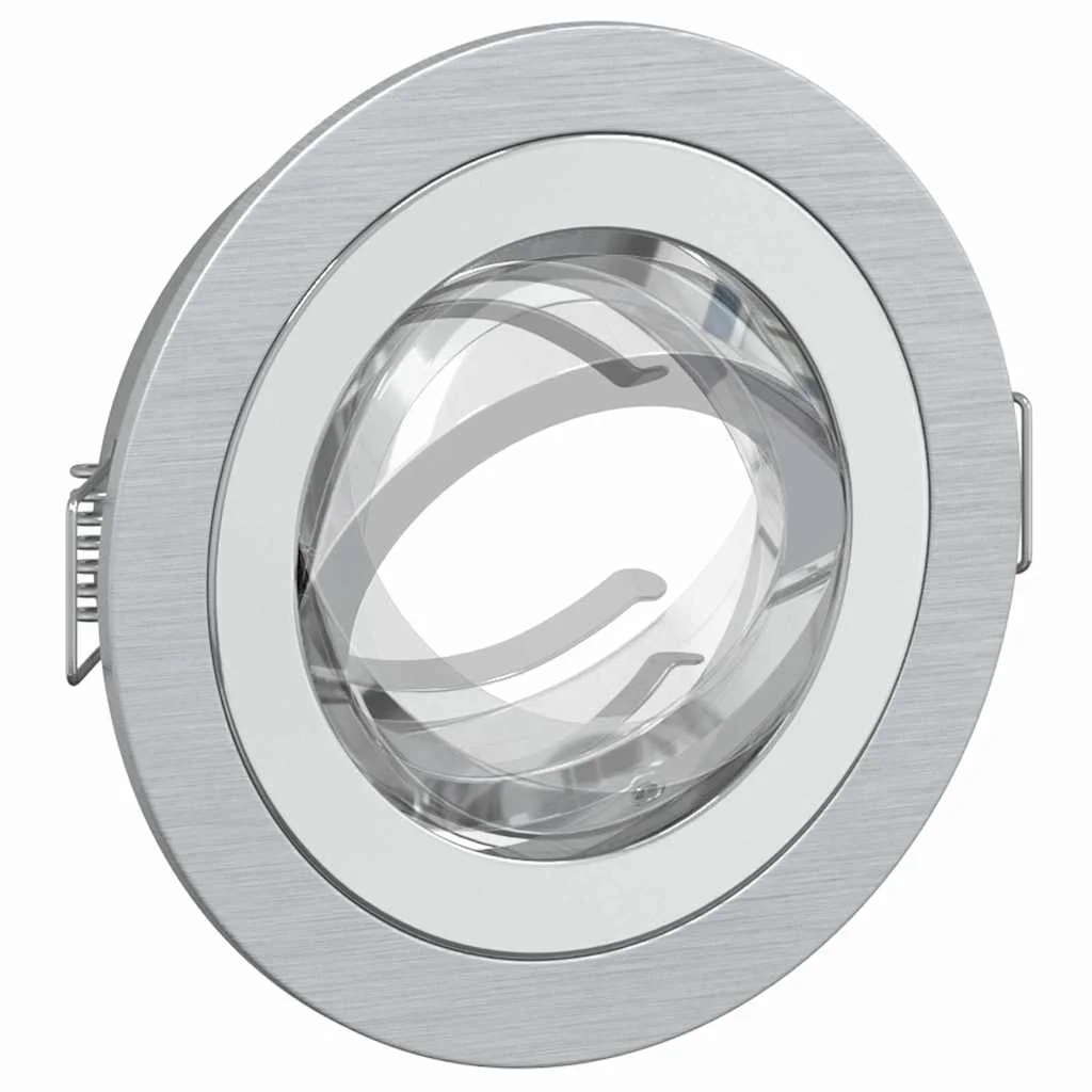 Bodové svetlo 24 pcs Strieborná 9 x 9 x 2 cm Hliník