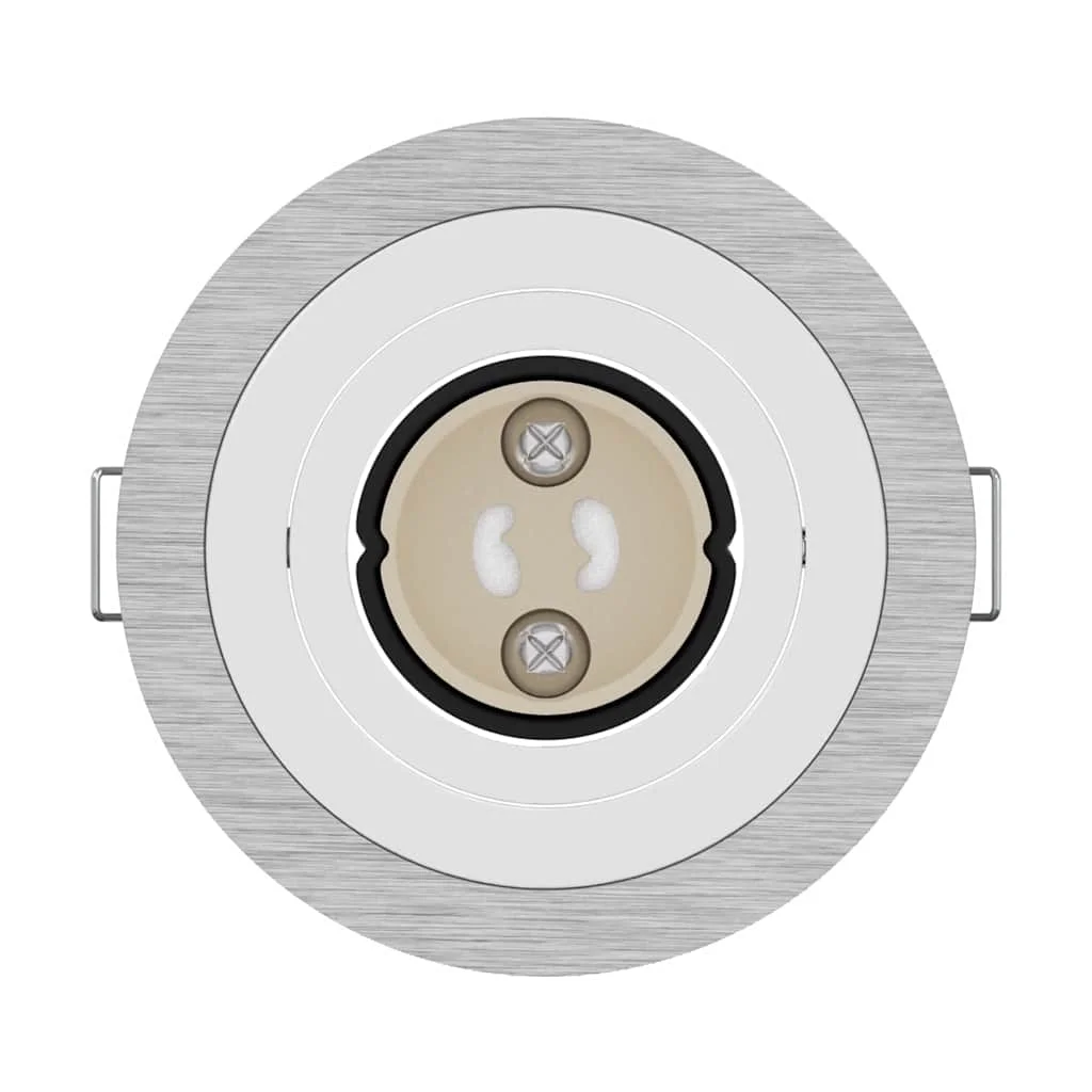 Bodové svetlo 24 pcs Strieborná 9 x 9 x 2 cm Hliník