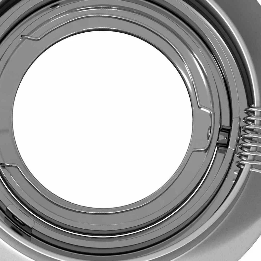 Bodové svetlo 24 pcs Strieborná 9 x 9 x 2 cm Hliník