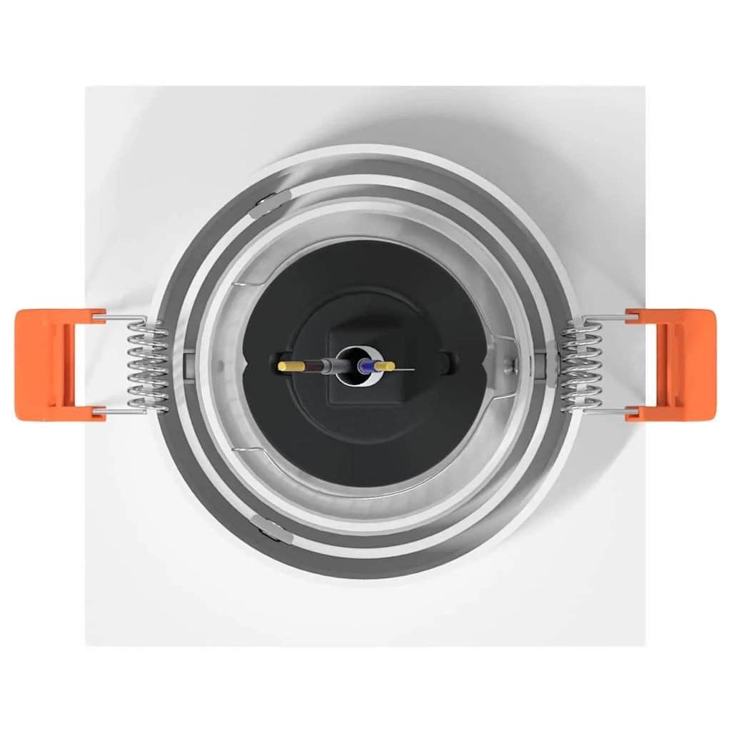 Bodové svetlo 6 pcs Biela 9 x 9 x 2 cm Hliník