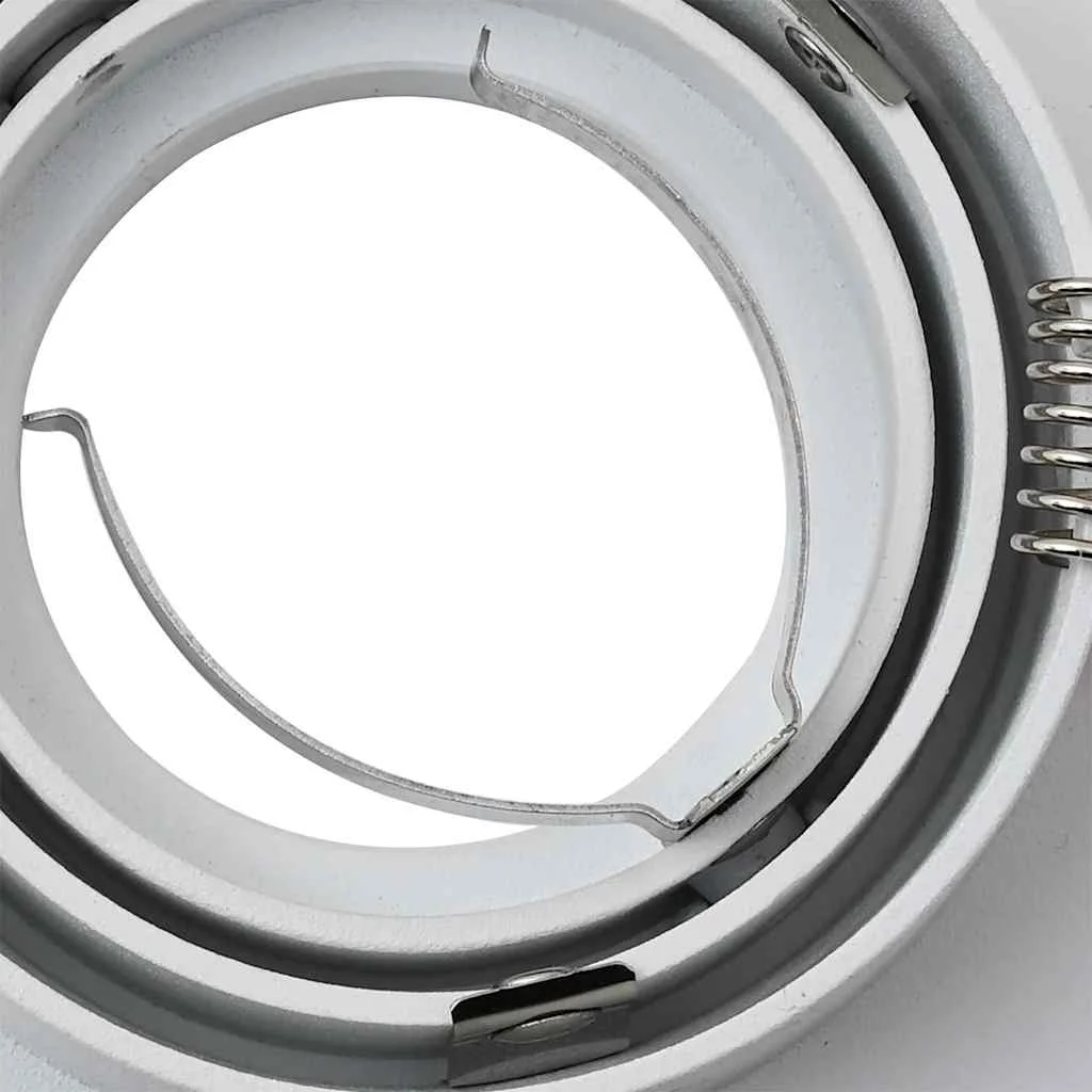 Bodové svetlo 6 pcs Biela 9 x 9 x 2 cm Hliník