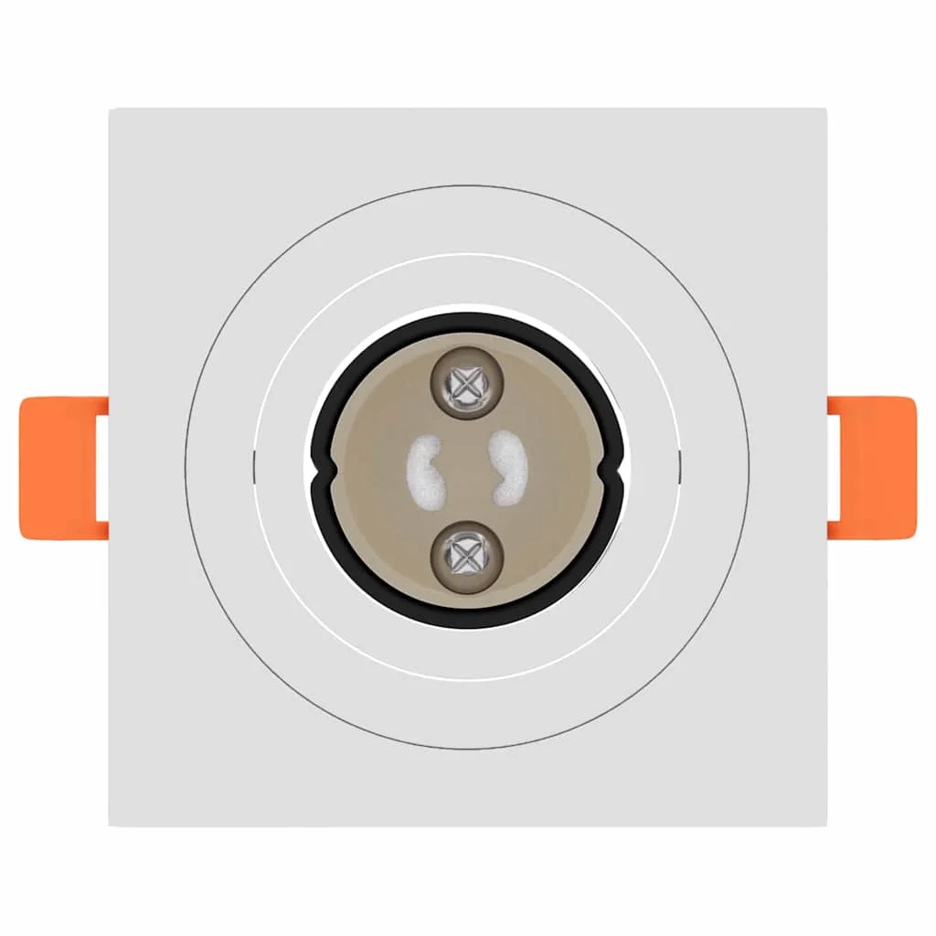 Bodové svetlo 12 pcs Biela 9 x 9 x 2 cm Hliník