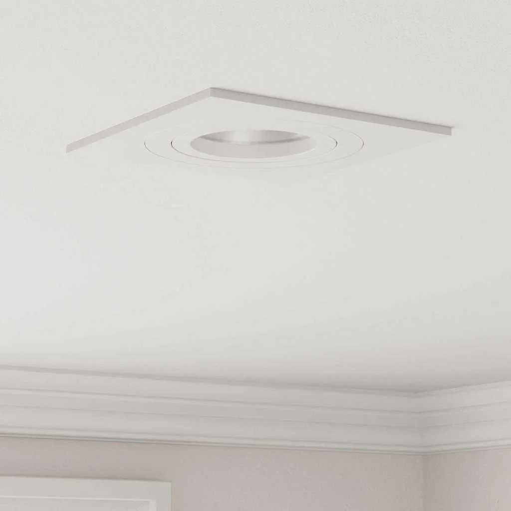 Bodové svetlo 12 pcs Biela 9 x 9 x 2 cm Hliník