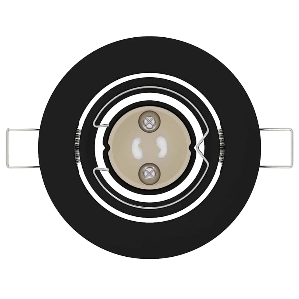 Bodové svetlo 12 pcs Čierna 9 x 9 x 2.5 cm Kov