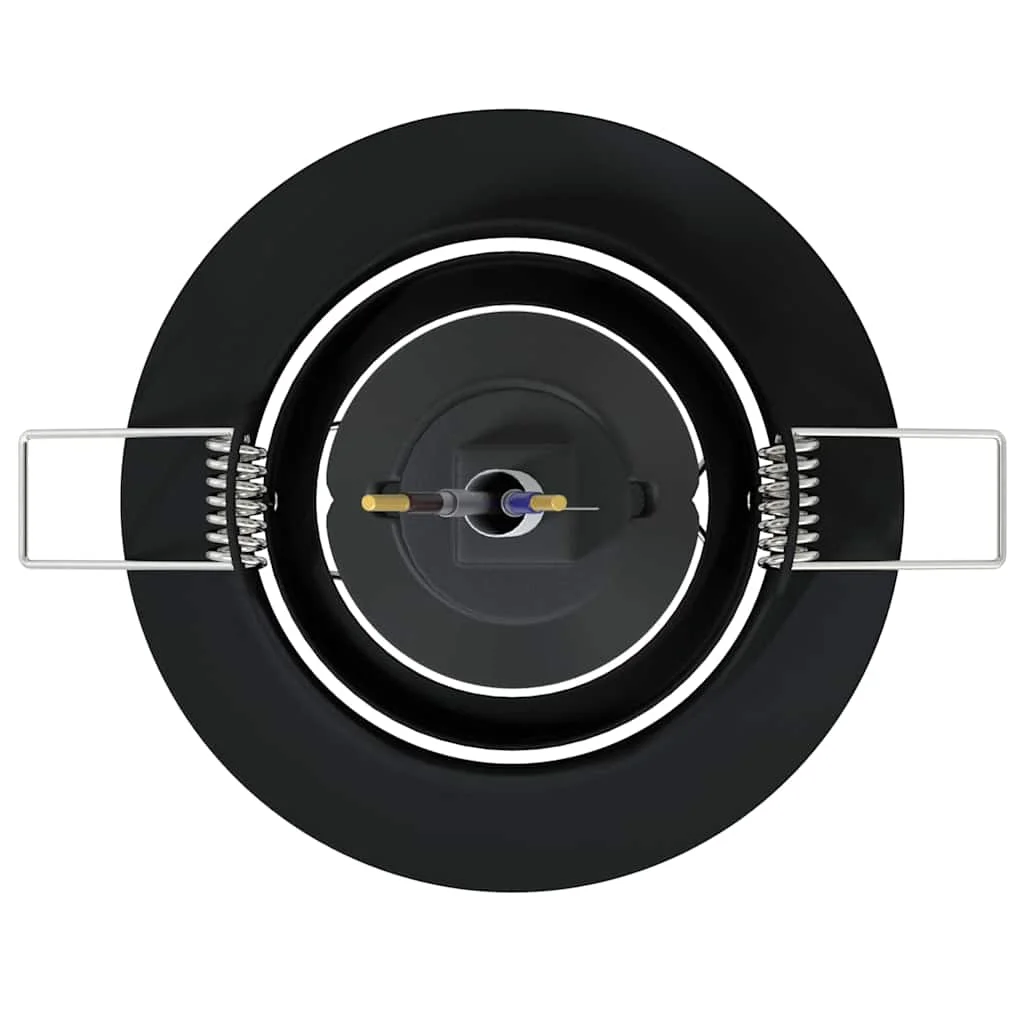 Bodové svetlo 12 pcs Čierna 9 x 9 x 2.5 cm Kov