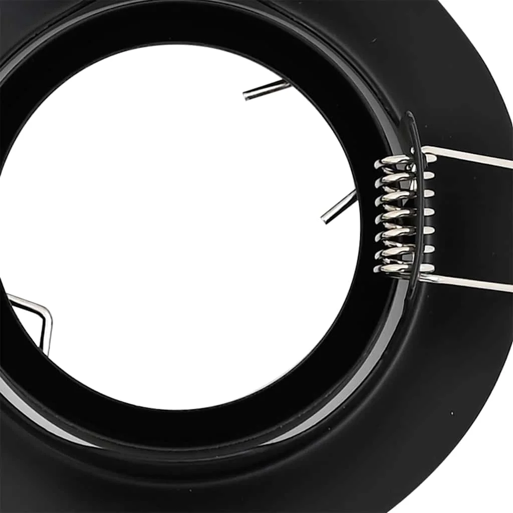 Bodové svetlo 12 pcs Čierna 9 x 9 x 2.5 cm Kov