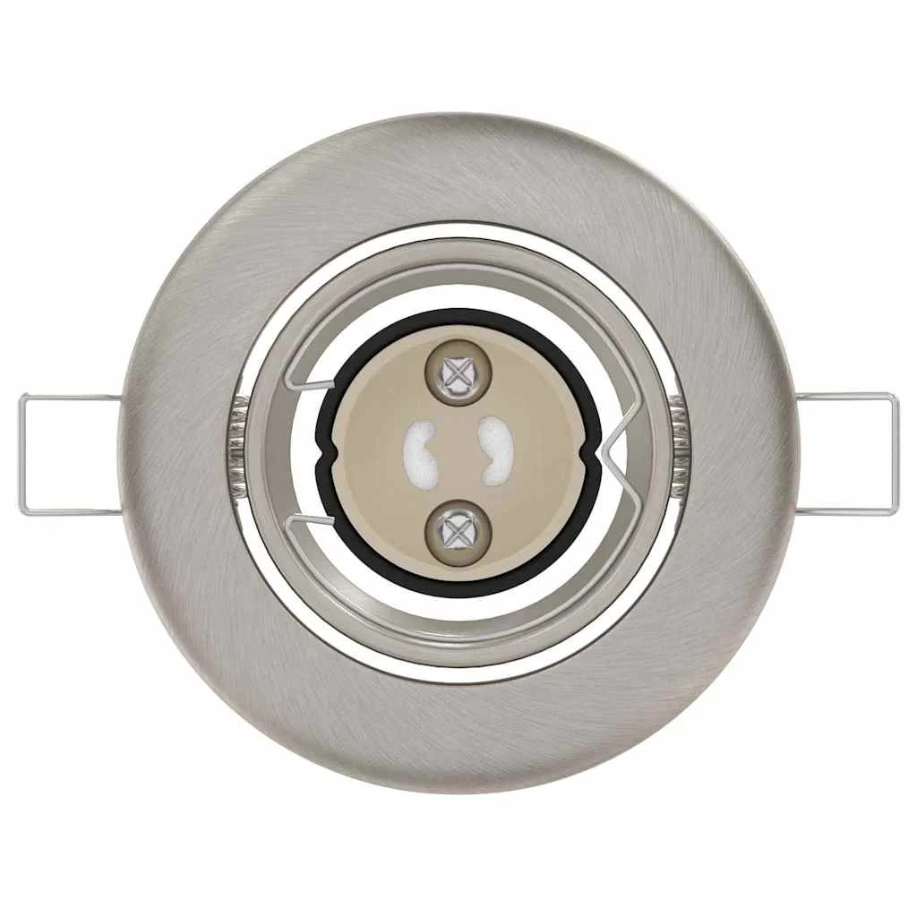 Bodové svetlo 12 pcs Strieborná 9 x 9 x 2.5 cm Kov