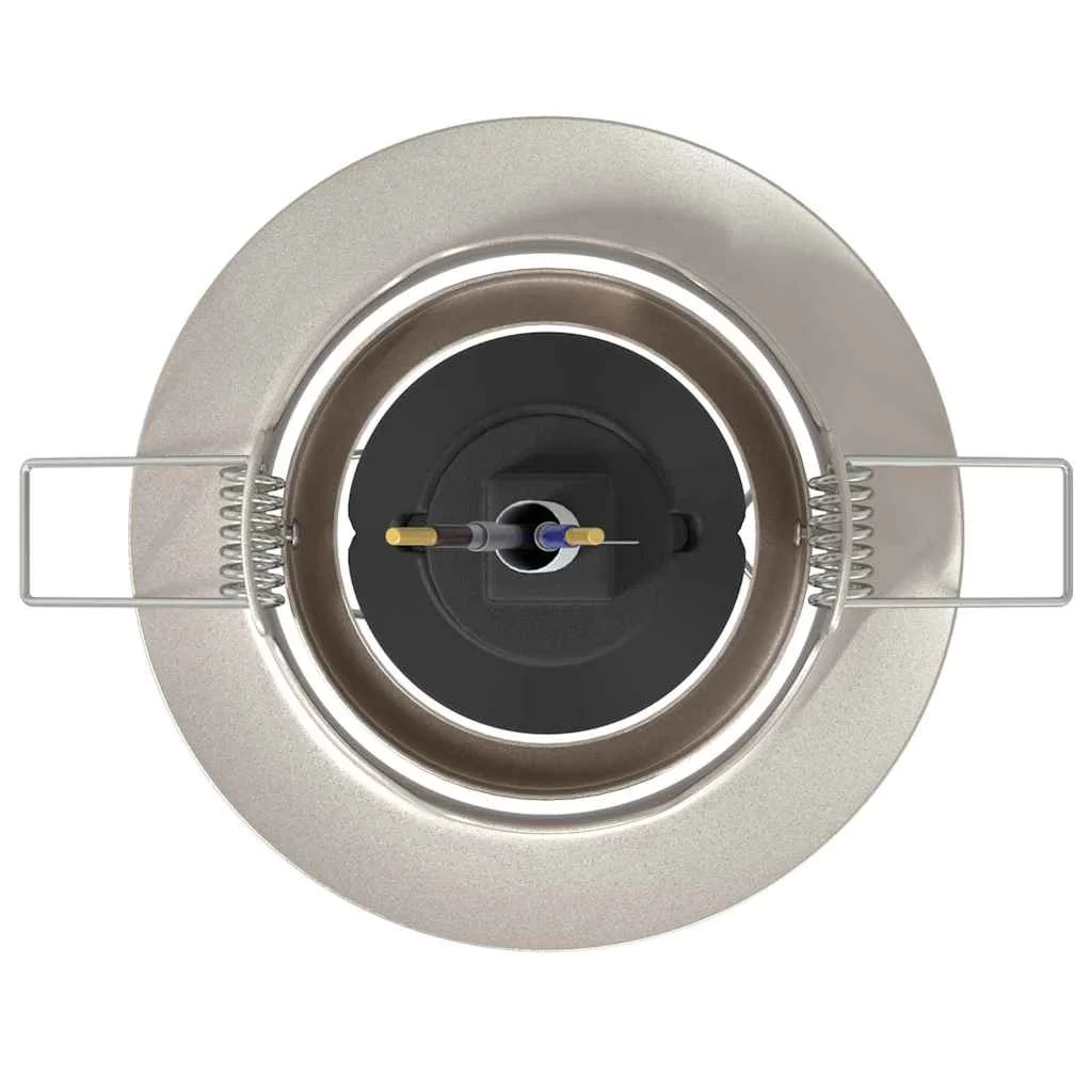 Bodové svetlo 12 pcs Strieborná 9 x 9 x 2.5 cm Kov