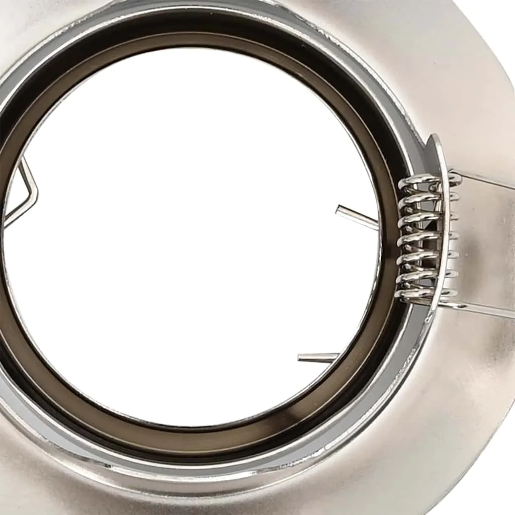 Bodové svetlo 12 pcs Strieborná 9 x 9 x 2.5 cm Kov